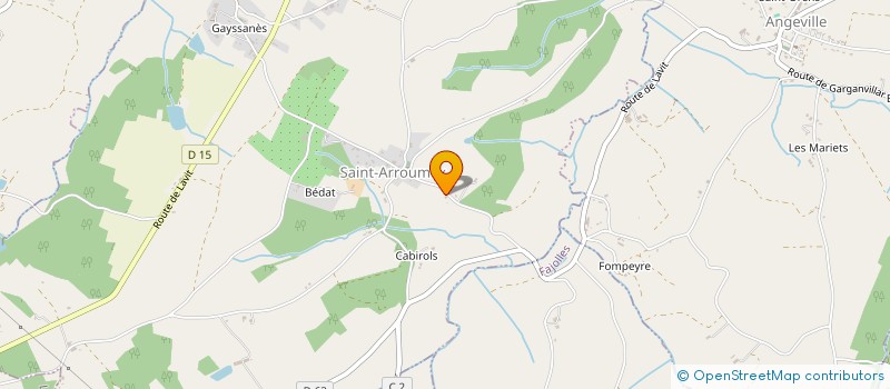 localisation de l'entreprise SOCIETE CIVILE IMMOBILIERE LE PRADEL  SAINT-ARROUMEX