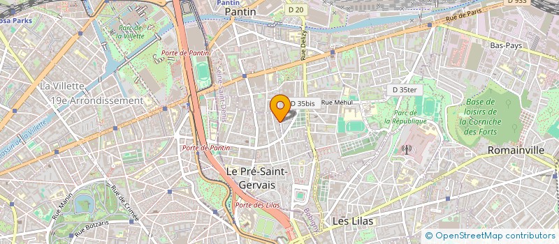 localisation de l'entreprise SOCIETE CIVILE IMMOBILIERE LE PRE à LE PRE-SAINT-GERVAIS