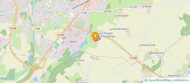 localisation de l'entreprise SOCIETE CIVILE IMMOBILIERE LE QUAI  MELLE