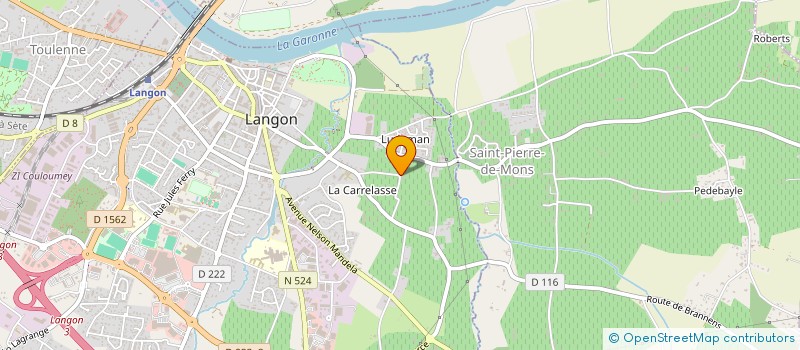 localisation de l'entreprise SOCIETE CIVILE IMMOBILIERE LE RELAIS  LEOGEATS