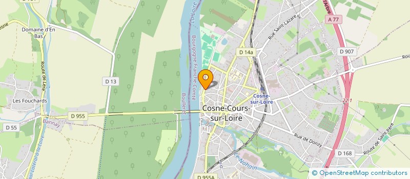 localisation de l'entreprise SOCIETE CIVILE IMMOBILIERE LE RELAIS DU SANITAS à COSNE-COURS-SUR-LOIRE
