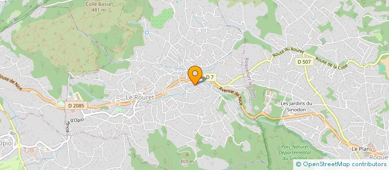 localisation de l'entreprise SOCIETE CIVILE IMMOBILIERE LE RIGAOU  LE ROURET