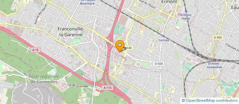 localisation de l'entreprise SOCIETE CIVILE IMMOBILIERE LE RIV'EURE à ERMONT