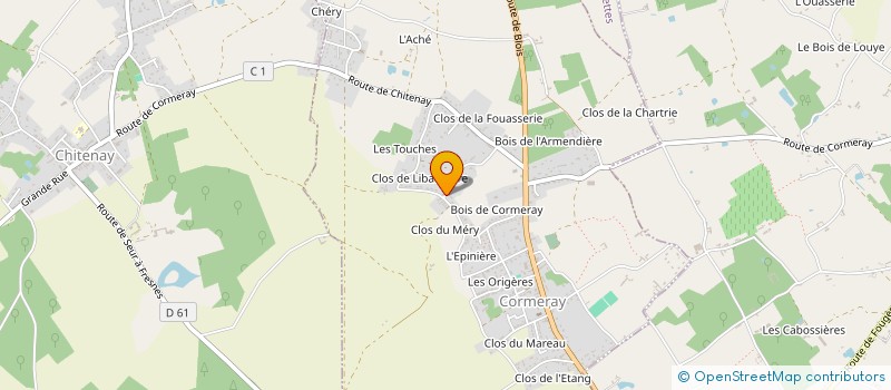 localisation de l'entreprise SOCIETE CIVILE IMMOBILIERE LE ROND POINT DES NEIGES  CANDE-SUR-BEUVRON