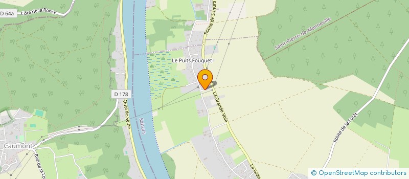 localisation de l'entreprise SOCIETE CIVILE IMMOBILIERE LE ROUGIER  SAHURS