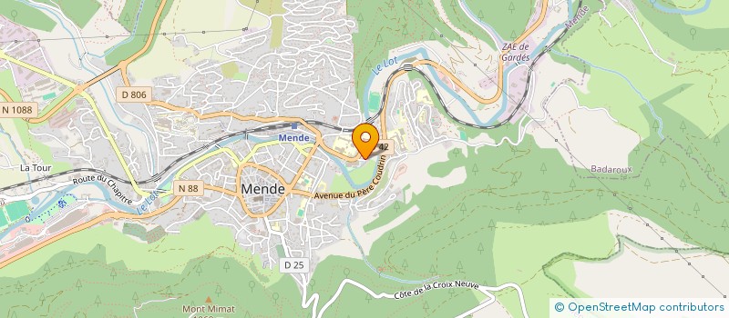 localisation de l'entreprise SOCIETE CIVILE IMMOBILIERE LE SOUBEYRAN 10  BRENOUX