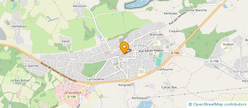 localisation de l'entreprise SOCIETE CIVILE IMMOBILIERE LE THIEC-MARIEL  SARZEAU