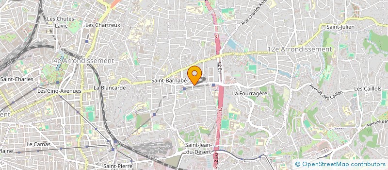 localisation de l'entreprise SOCIETE CIVILE IMMOBILIERE LE TRIO à MARSEILLE