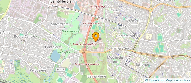 localisation de l'entreprise SOCIETE CIVILE IMMOBILIERE LE VIGNEAU  SAINT-HERBLAIN