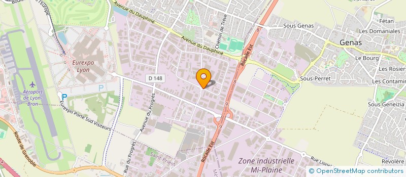 localisation de l'entreprise SOCIETE CIVILE IMMOBILIERE LE XV  CHASSIEU