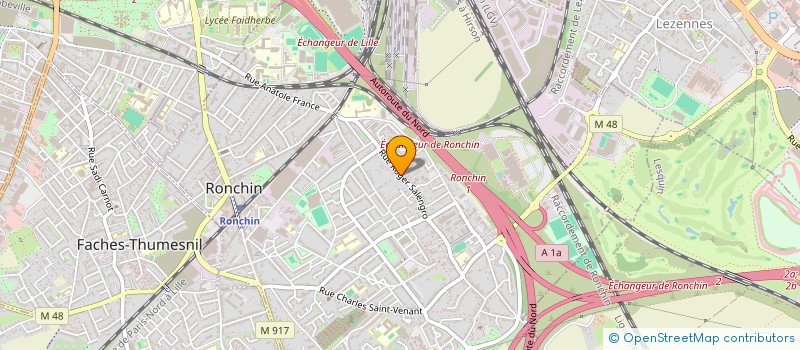 localisation de l'entreprise SOCIETE CIVILE IMMOBILIERE LEA  RONCHIN