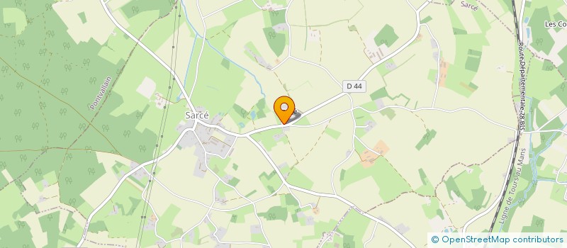 localisation de l'entreprise SOCIETE CIVILE IMMOBILIERE LECONTE  SARCE