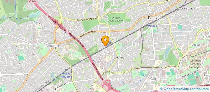 localisation de l'entreprise SOCIETE CIVILE IMMOBILIERE LECORBUSIER 24  PESSAC