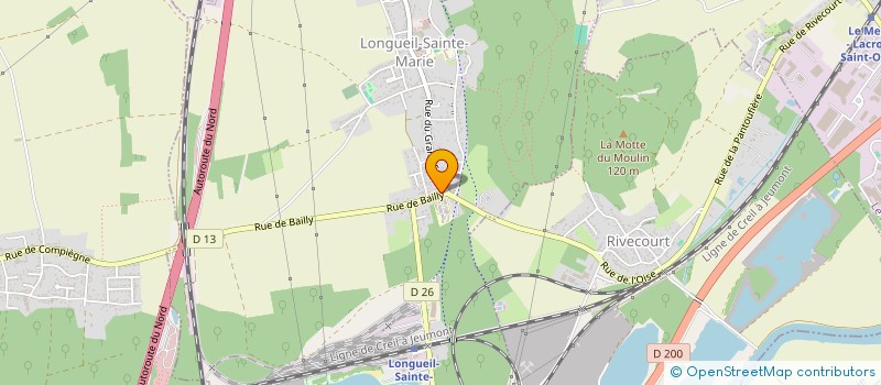 localisation de l'entreprise SOCIETE CIVILE IMMOBILIERE LEDAIN  LONGUEIL-SAINTE-MARIE