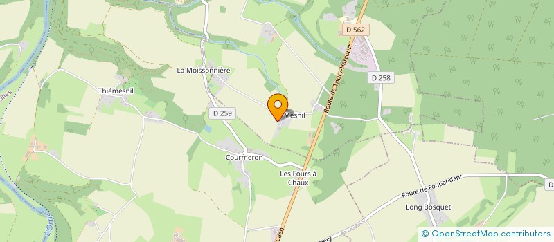 localisation de l'entreprise SOCIETE CIVILE IMMOBILIERE LEFEVRE  CESNY-LES-SOURCES