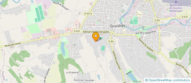 localisation de l'entreprise SOCIETE CIVILE IMMOBILIERE LEG & SABA  GRAULHET