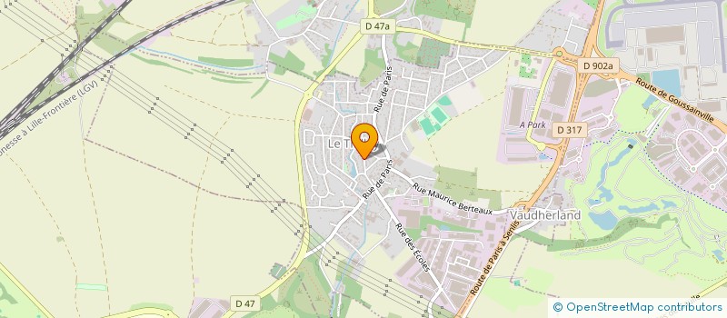 localisation de l'entreprise SOCIETE CIVILE IMMOBILIERE LENA  LE THILLAY