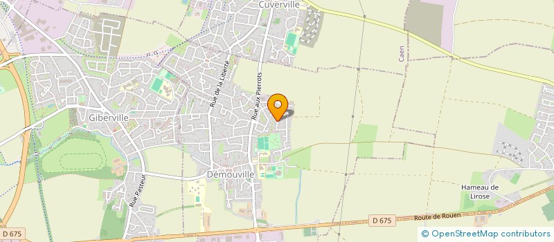 localisation de l'entreprise SOCIETE CIVILE IMMOBILIERE LENEVEU  DEMOUVILLE