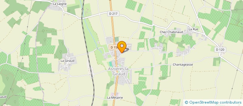 localisation de l'entreprise SOCIETE CIVILE IMMOBILIERE LENOAH  ASNIERES-LA-GIRAUD