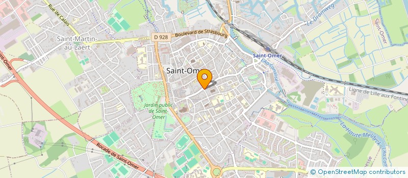 localisation de l'entreprise SOCIETE CIVILE IMMOBILIERE LENS 62  SAINT-OMER