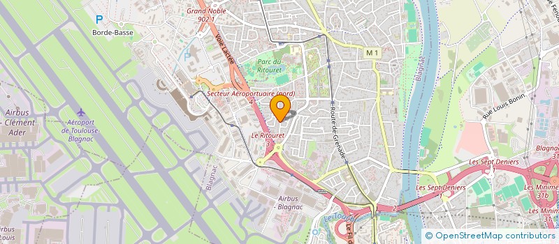 localisation de l'entreprise SOCIETE CIVILE IMMOBILIERE LEPECQ FP  BLAGNAC