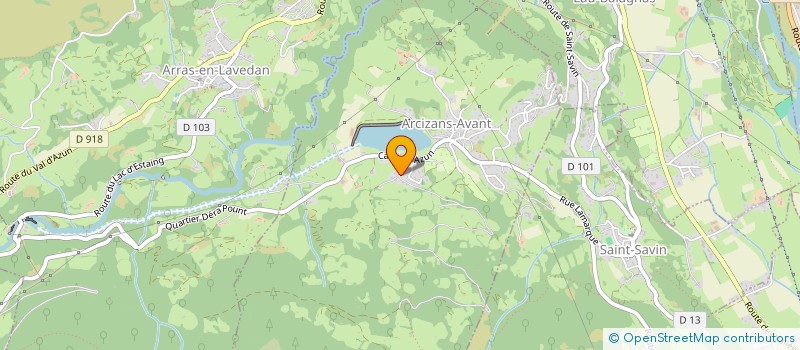 localisation de l'entreprise SOCIETE CIVILE IMMOBILIERE LES 2 PICS ET PAR ABREVIATION SCI LES 2 PICS  ARCIZANS-AVANT