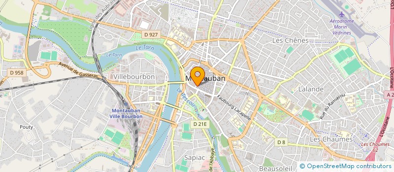 localisation de l'entreprise SOCIETE CIVILE IMMOBILIERE LES 3 AS  MONTAUBAN