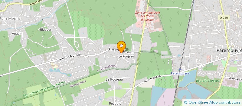 localisation de l'entreprise SOCIETE CIVILE IMMOBILIERE LES 3 C à LE PIAN-MEDOC