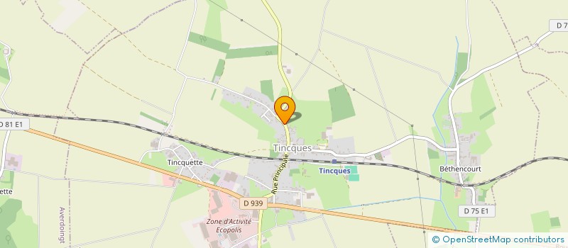 localisation de l'entreprise SOCIETE CIVILE IMMOBILIERE LES 3 M V  TINCQUES