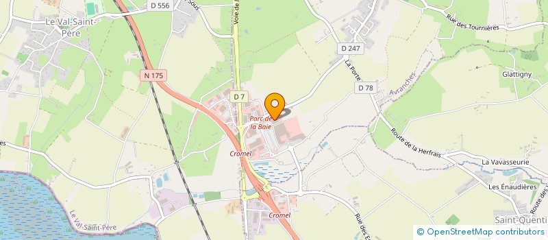 localisation de l'entreprise SOCIETE CIVILE IMMOBILIERE LES 4 OCVL  LE VAL-SAINT-PERE