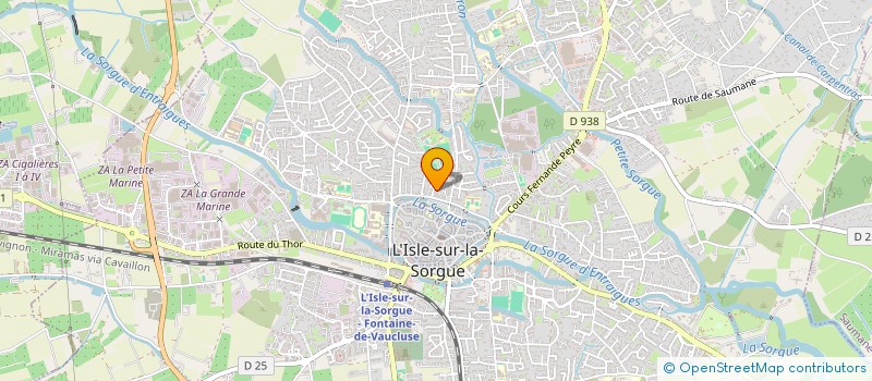 localisation de l'entreprise SOCIETE CIVILE IMMOBILIERE LES 400 COUPS  L ISLE SUR LA SORGUE