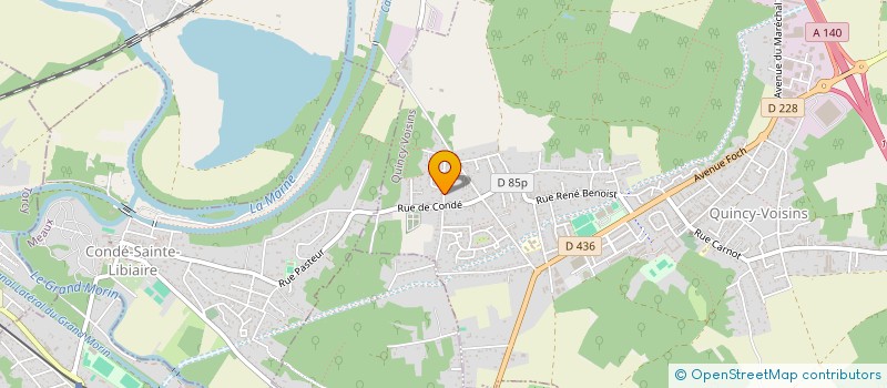 localisation de l'entreprise SOCIETE CIVILE IMMOBILIERE LES 5 CHATS  QUINCY-VOISINS