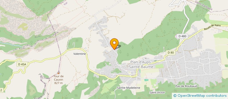 localisation de l'entreprise SOCIETE CIVILE IMMOBILIERE LES ABEILLES  PLAN D'AUPS SAINTE BAUME