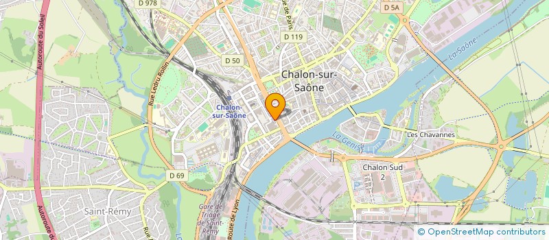 localisation de l'entreprise SOCIETE CIVILE IMMOBILIERE LES ACHO'TOR à CHALON-SUR-SAONE