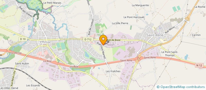 localisation de l'entreprise SOCIETE CIVILE IMMOBILIERE LES AIRES BERTHELOT à YFFINIAC