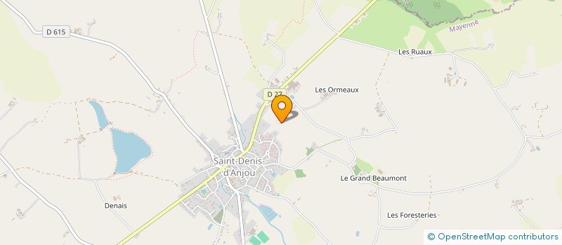 localisation de l'entreprise SOCIETE CIVILE IMMOBILIERE LES ALCOOLS DE GIEVRES  SAINT DENIS D'ANJOU