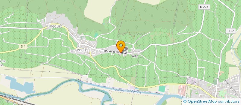 localisation de l'entreprise SOCIETE CIVILE IMMOBILIERE LES ALMANACHS  VENTEUIL