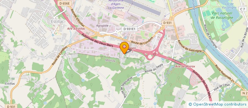 localisation de l'entreprise SOCIETE CIVILE IMMOBILIERE LES ANDRIEUX NORD  LE PASSAGE