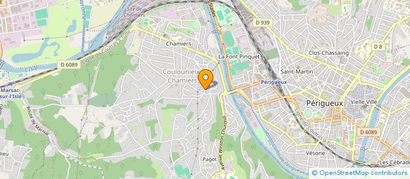 localisation de l'entreprise SOCIETE CIVILE IMMOBILIERE LES ANGLOIS  COULOUNIEIX-CHAMIERS