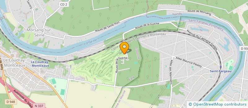 localisation de l'entreprise SOCIETE CIVILE IMMOBILIERE LES AUSTRALES  LE COUDRAY-MONTCEAUX