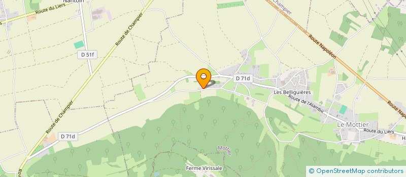 localisation de l'entreprise SOCIETE CIVILE IMMOBILIERE LES AUSTRALS  MOTTIER