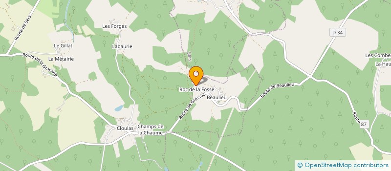 localisation de l'entreprise SOCIETE CIVILE IMMOBILIERE LES BARBOTINES  DIGNAC