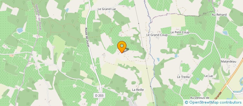 localisation de l'entreprise SOCIETE CIVILE IMMOBILIERE LES BARDOTS  SAVIGNAC DE DURAS