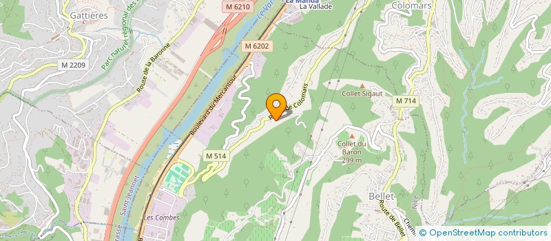 localisation de l'entreprise SOCIETE CIVILE IMMOBILIERE LES BOUSSIERS à NICE