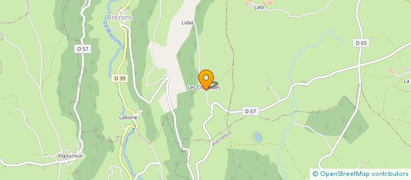 localisation de l'entreprise SOCIETE CIVILE IMMOBILIERE LES BOUTONS D'OR à CEZENS