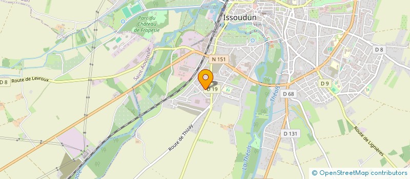 localisation de l'entreprise SOCIETE CIVILE IMMOBILIERE LES BOUVREUILS  ISSOUDUN