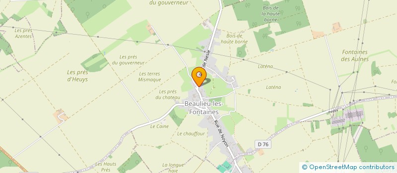 localisation de l'entreprise SOCIETE CIVILE IMMOBILIERE LES BRIGANDS  BEAULIEU-LES-FONTAINES