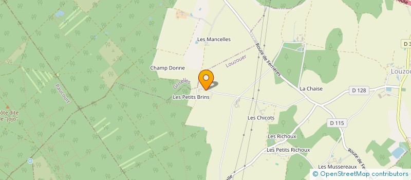 localisation de l'entreprise SOCIETE CIVILE IMMOBILIERE LES BRINS à LOUZOUER