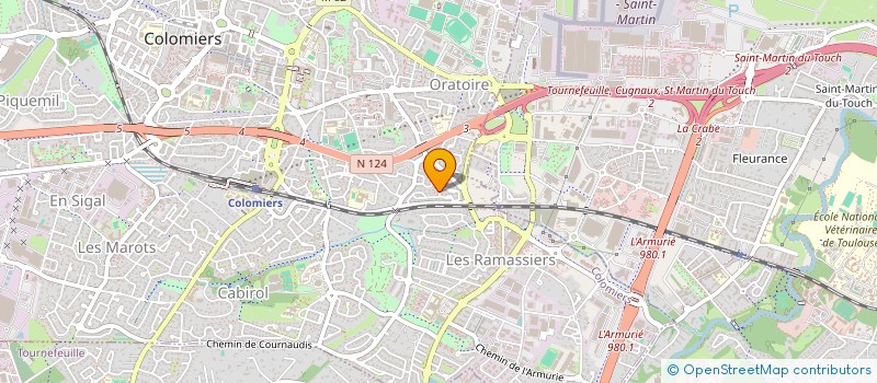 localisation de l'entreprise SOCIETE CIVILE IMMOBILIERE LES BRUNETINS à COLOMIERS