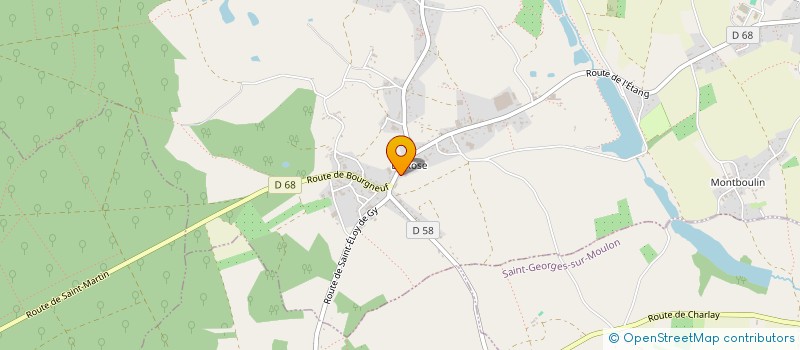 localisation de l'entreprise SOCIETE CIVILE IMMOBILIERE LES BRUYERES  SAINT-MARTIN-D'AUXIGNY